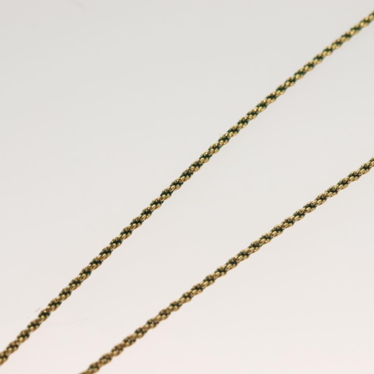 Christian Dior CD Pendant Necklace Metal, GOLD, METAL, Necklace