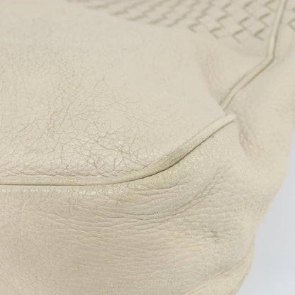 Bottega Veneta Intrecciato Shoulder bag Leather, BEIGE, LEATHER, Shoulder bag