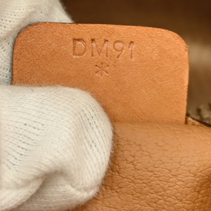 Celine Vintage Macadam Handbag Canvas, BROWN, CANVAS, Handbag