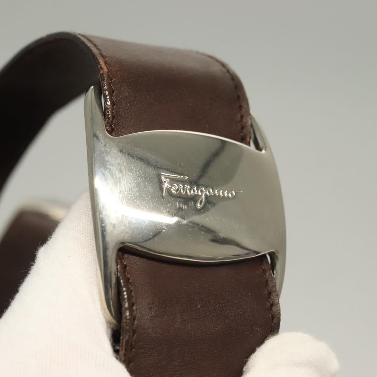 Salvatore Ferragamo Vala Shoulder Bag Canvas, BROWN, CANVAS, Shoulder bag