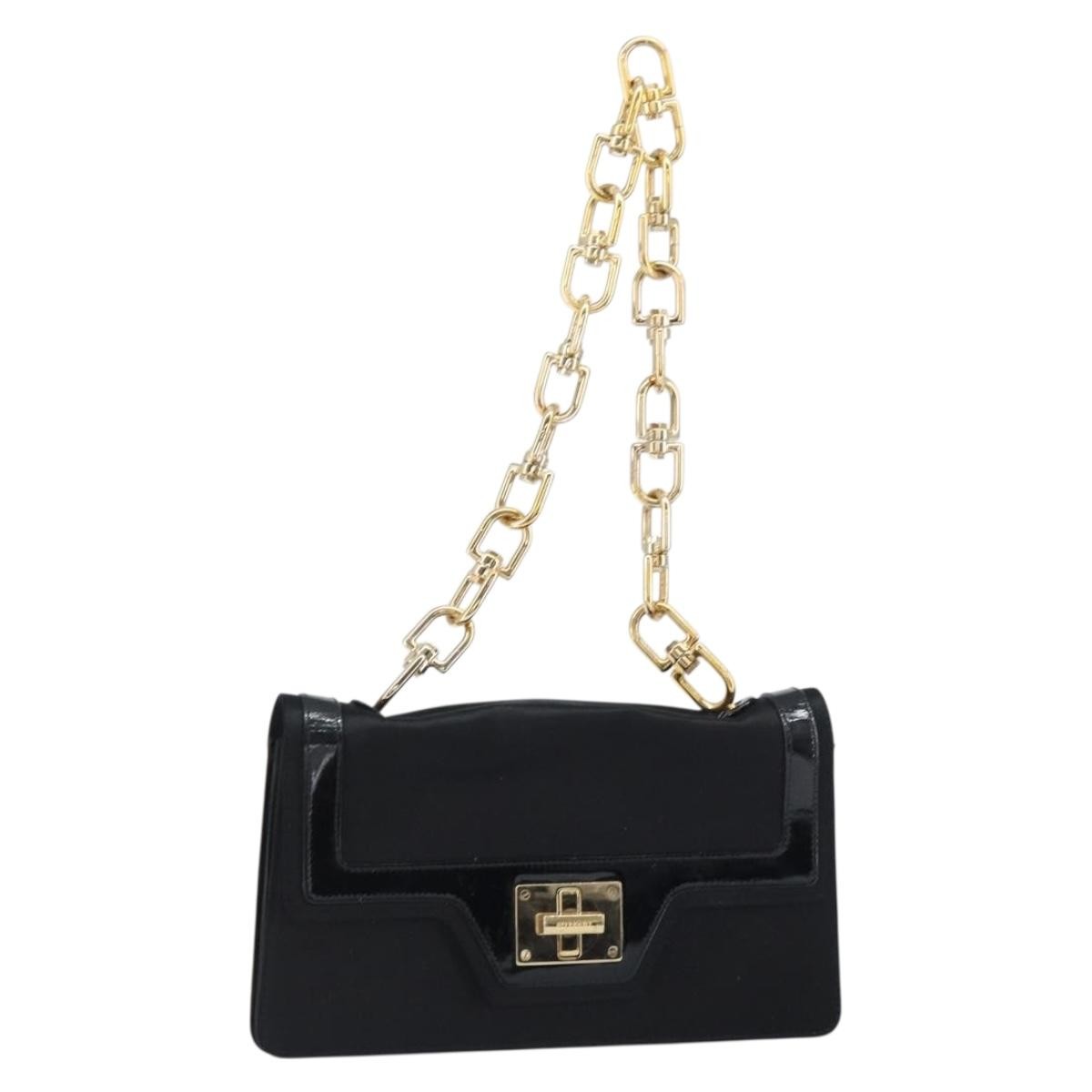 Givenchy Shoulder Bag Satin, BLACK, SATIN, Shoulder bag
