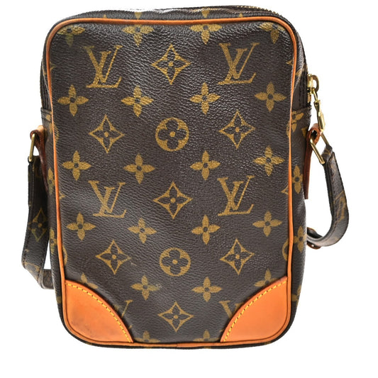 Louis Vuitton Danube Handbag Monogram Canvas, Brown, Canvas, Shoulder Bag