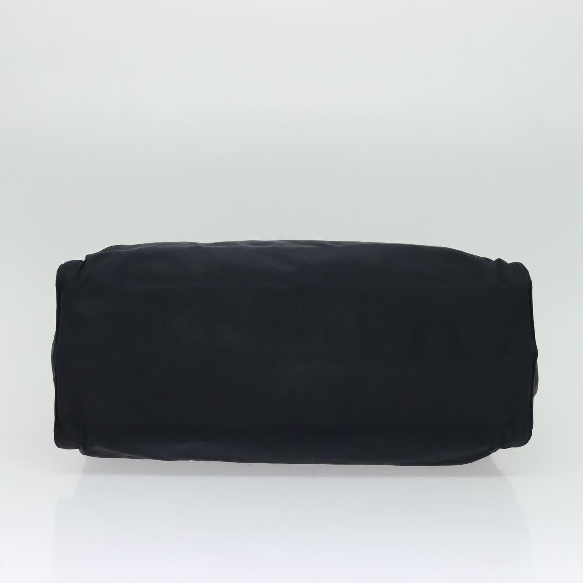 Prada Metal Handles Tote Tessuto, NAVY, NYLON, Tote bag