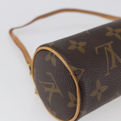 Louis Vuitton Papillon Pochette Monogram Canvas, BROWN, CANVAS, Handbag