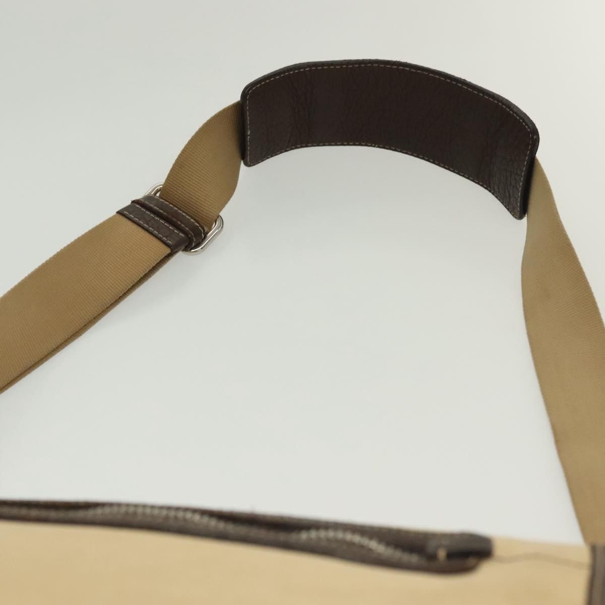 Prada Vintage Shoulder Bag Canvas, BEIGE, CANVAS, Shoulder bag