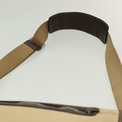 Prada Vintage Shoulder Bag Canvas, BEIGE, CANVAS, Shoulder bag