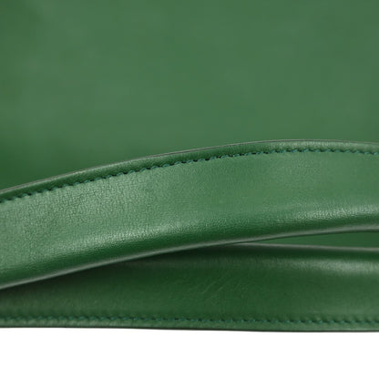 Celine Cabas Hobo Leather, GREEN, LEATHER, Tote bag