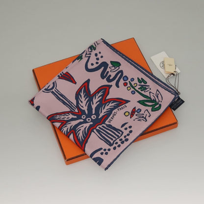 Hermes Carré 90 Silk multicolor, PINK, SILK, Scarve & shawl