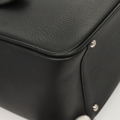 Burberry Vintage Handbag Leather, BLACK, LEATHER, Handbag