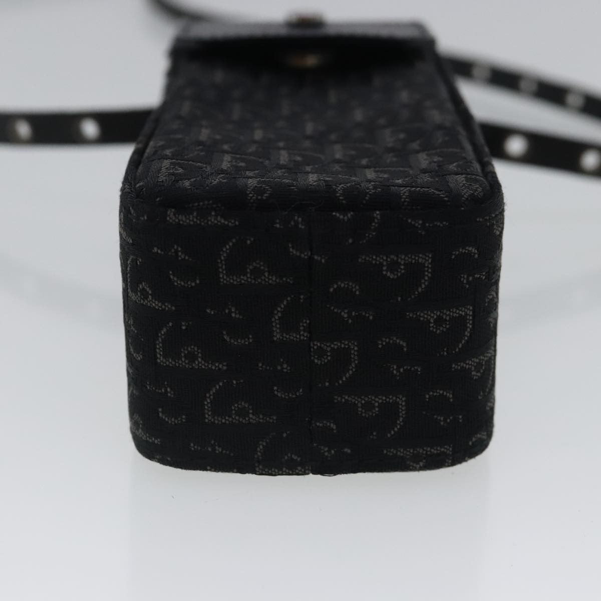 Christian Dior Vintage Trotter Pouch Diorissimo Canvas, BLACK, CANVAS, Clutche & pouche