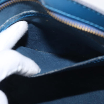 Louis Vuitton Saint Jacques Handbag Epi Leather, BLUE, LEATHER, Shoulder bag