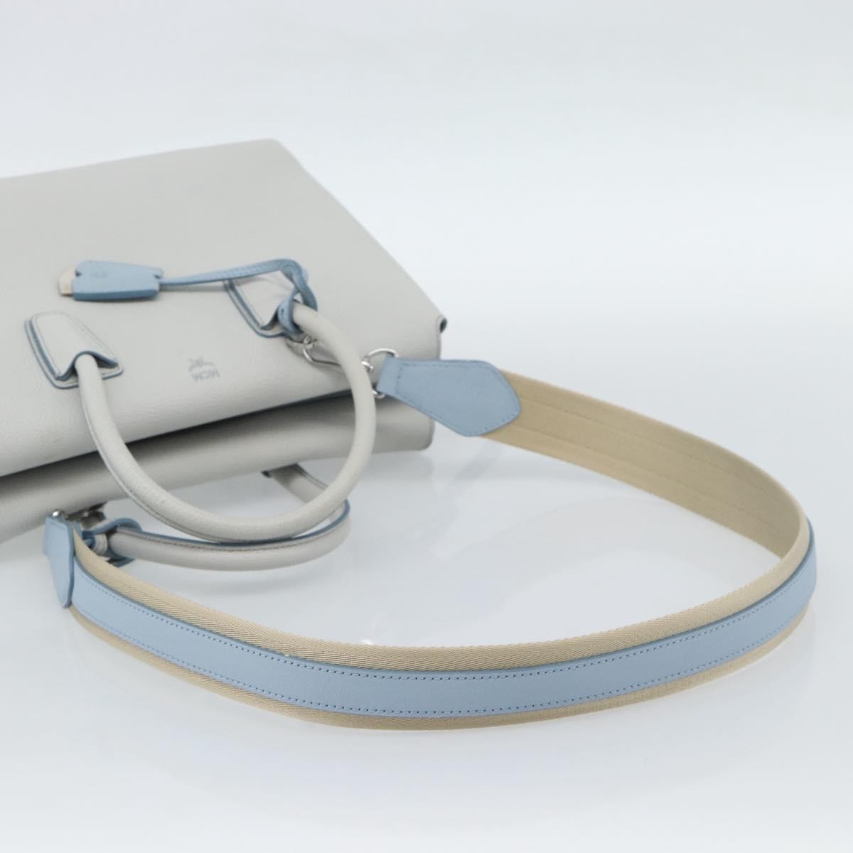 MCM Milla Leather, Gray, Leather, Handbag