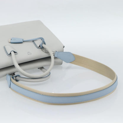 MCM Milla Leather, Gray, Leather, Handbag