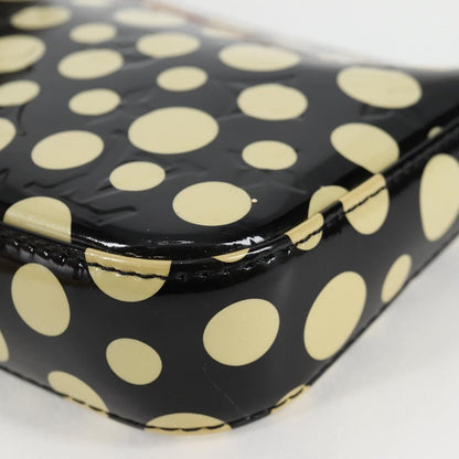 Louis Vuitton Pochette Accessoires Yayoi Kusama Painted Dots Monogram vernis, BLACK, PATENT_LEATHER, Clutche & pouche