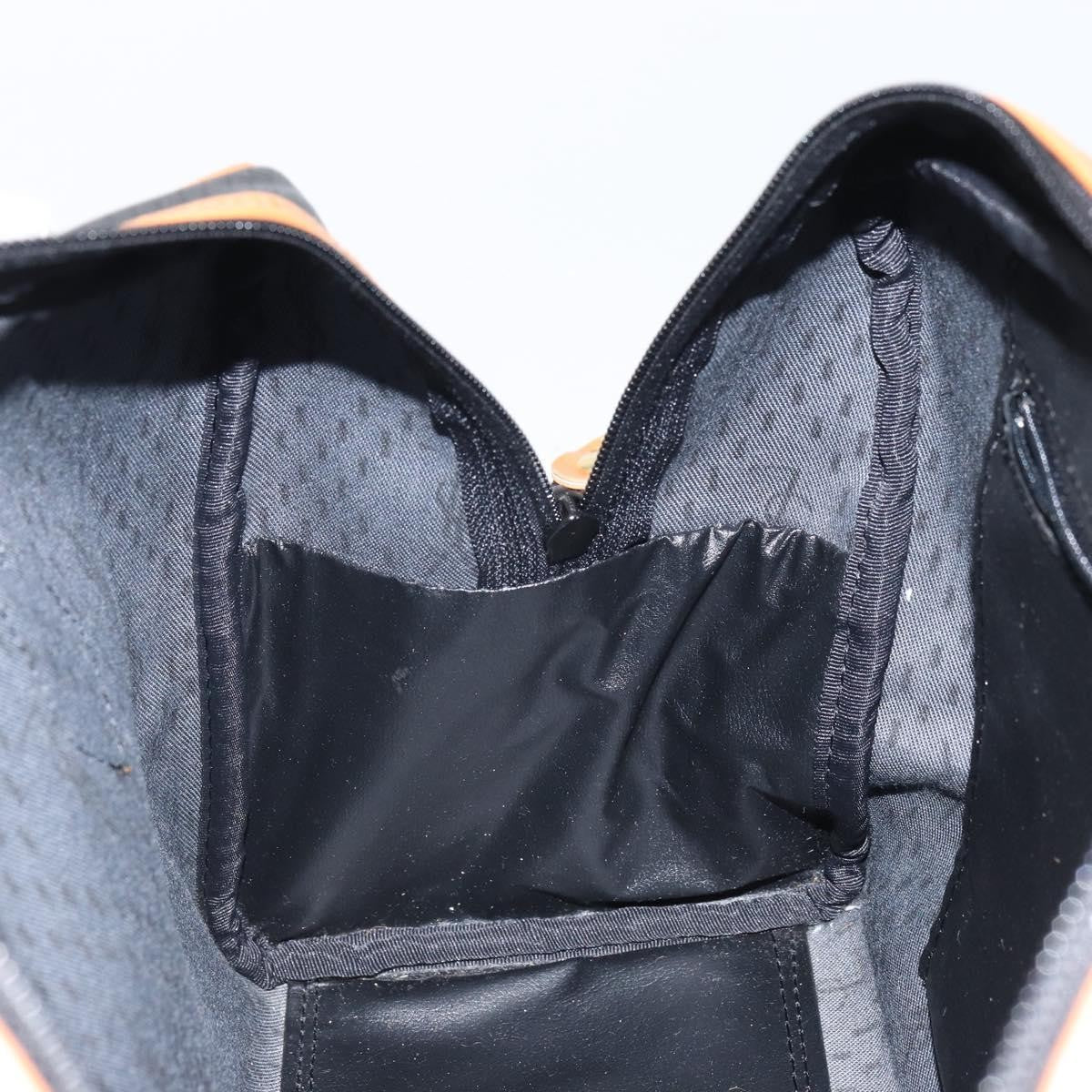 Saint Laurent Vintage Boston PVC Leather, BLACK, PVC, Handbag