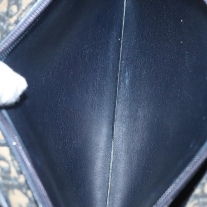 Christian Dior Vintage Trotter Shoulder Bag Canvas, NAVY, CANVAS, Shoulder bag