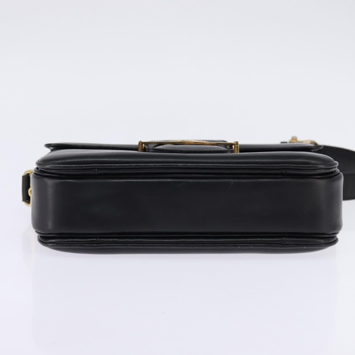 Celine Horse Carriage Shoulder bag Leather, BLACK, LEATHER, Shoulder bag