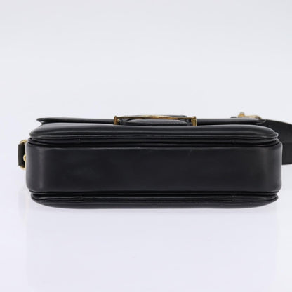 Celine Horse Carriage Shoulder bag Leather, BLACK, LEATHER, Shoulder bag