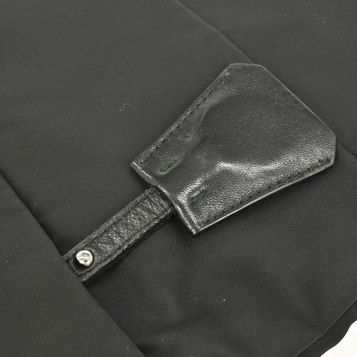 Prada Front Pocket Messenger Bag Tessuto, BLACK, NYLON, Crossbody bag