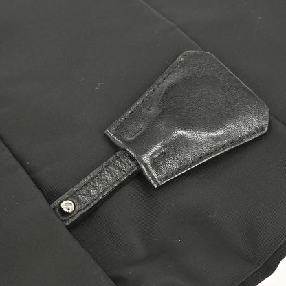 Prada Front Pocket Messenger Bag Tessuto, BLACK, NYLON, Crossbody bag