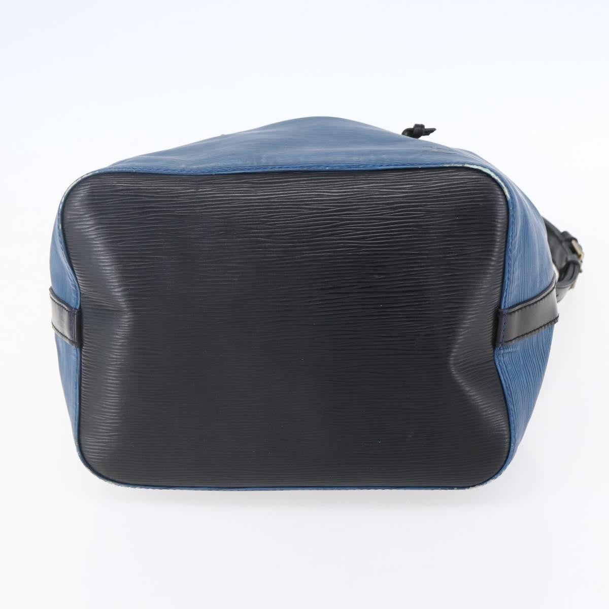 Louis Vuitton Petit Noe Handbag Epi Leather, BLUE, LEATHER, Shoulder bag