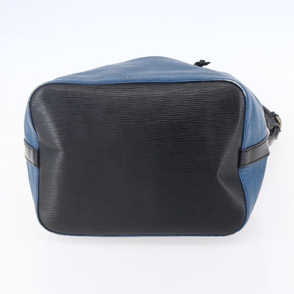 Louis Vuitton Petit Noe Handbag Epi Leather, BLUE, LEATHER, Shoulder bag