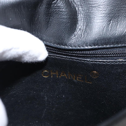Chanel Vintage CC Stitch Flap Bag Patent, BLACK, PATENT_LEATHER, Shoulder bag