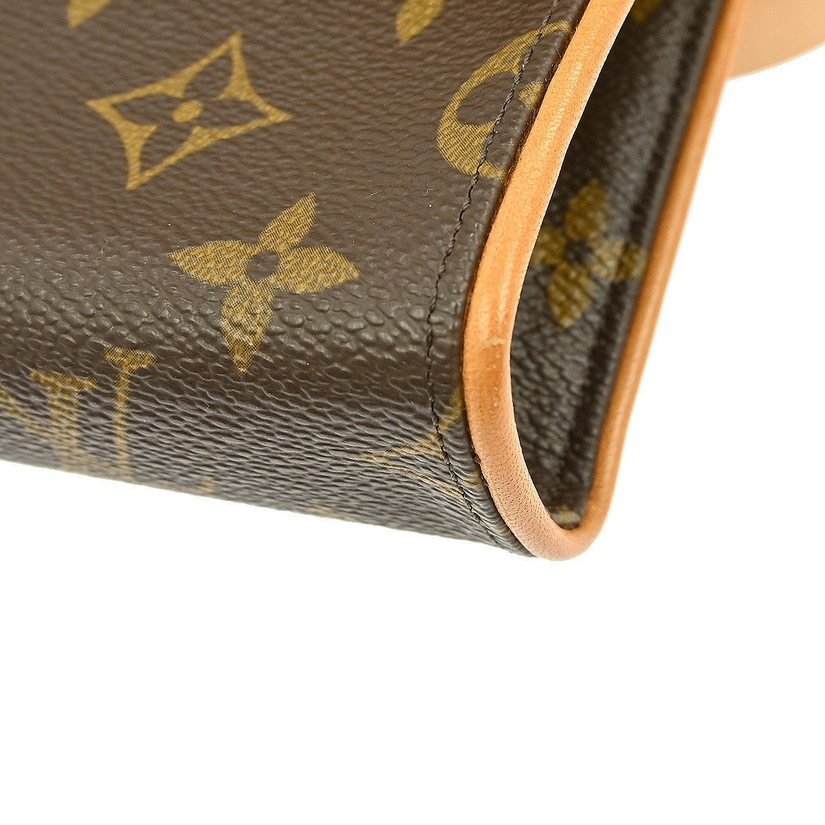 Louis Vuitton Florentine Waist Bag Monogram Canvas, BROWN, CANVAS, Clutche & pouche