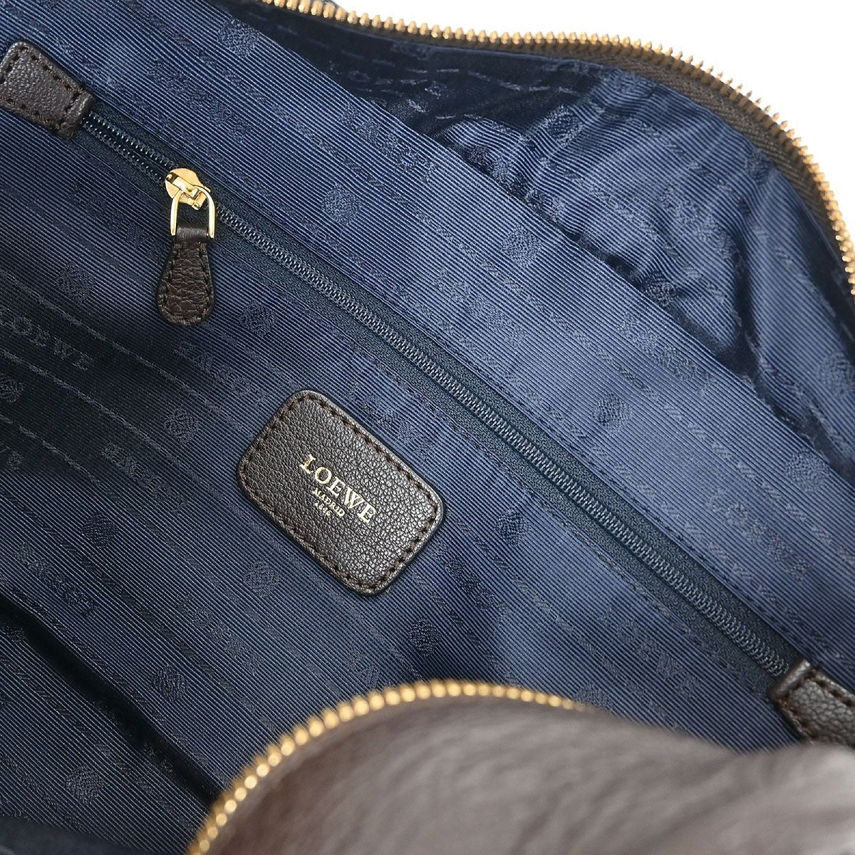 Loewe Amazona Bag Leather, BROWN, LEATHER, Handbag