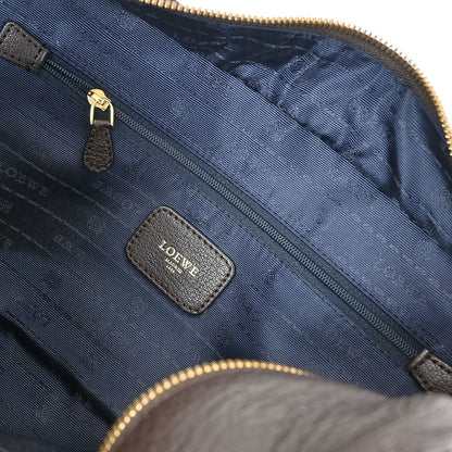 Loewe Amazona Bag Leather, BROWN, LEATHER, Handbag