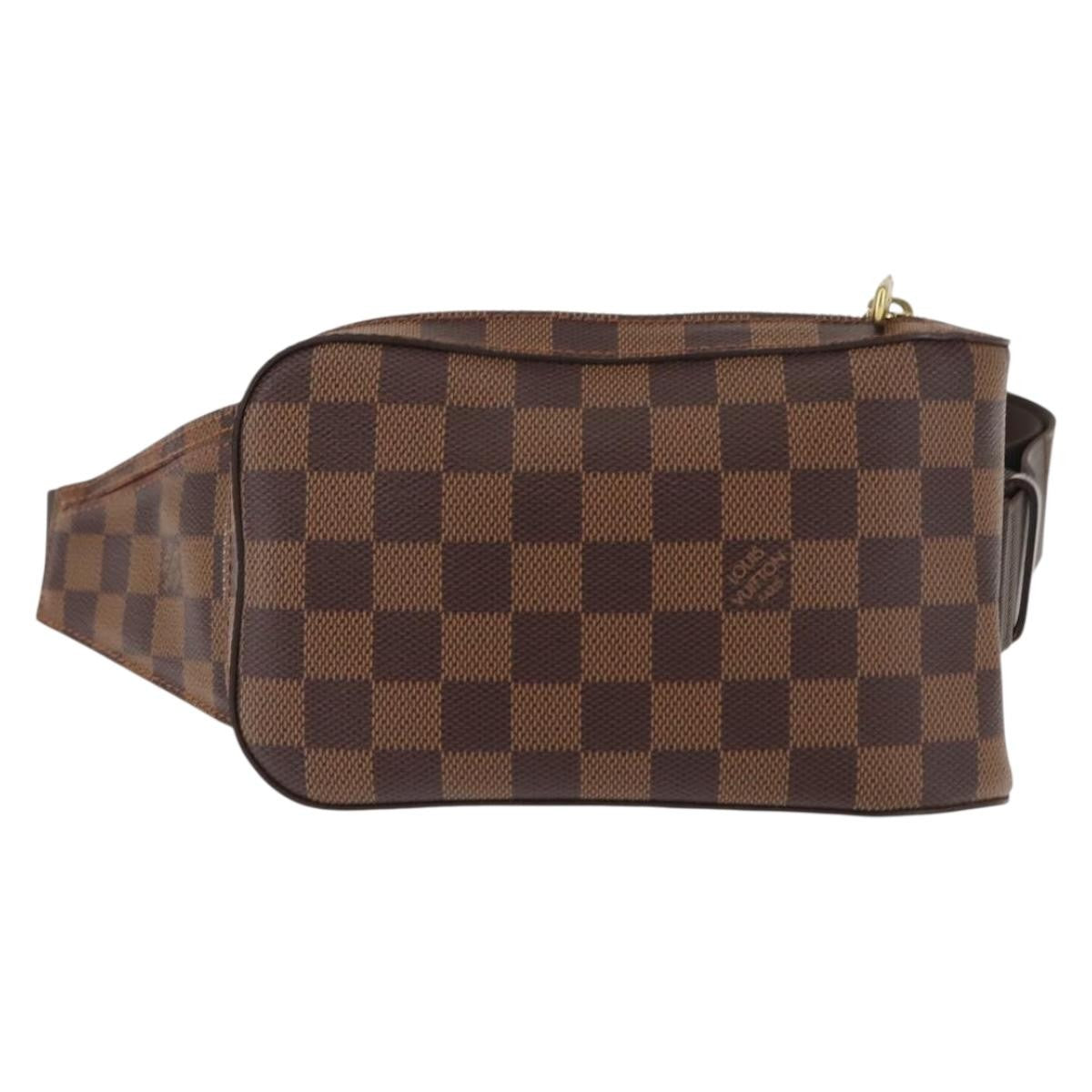 Louis Vuitton Geronimos Waist Bag Damier, BROWN, CANVAS, Shoulder bag
