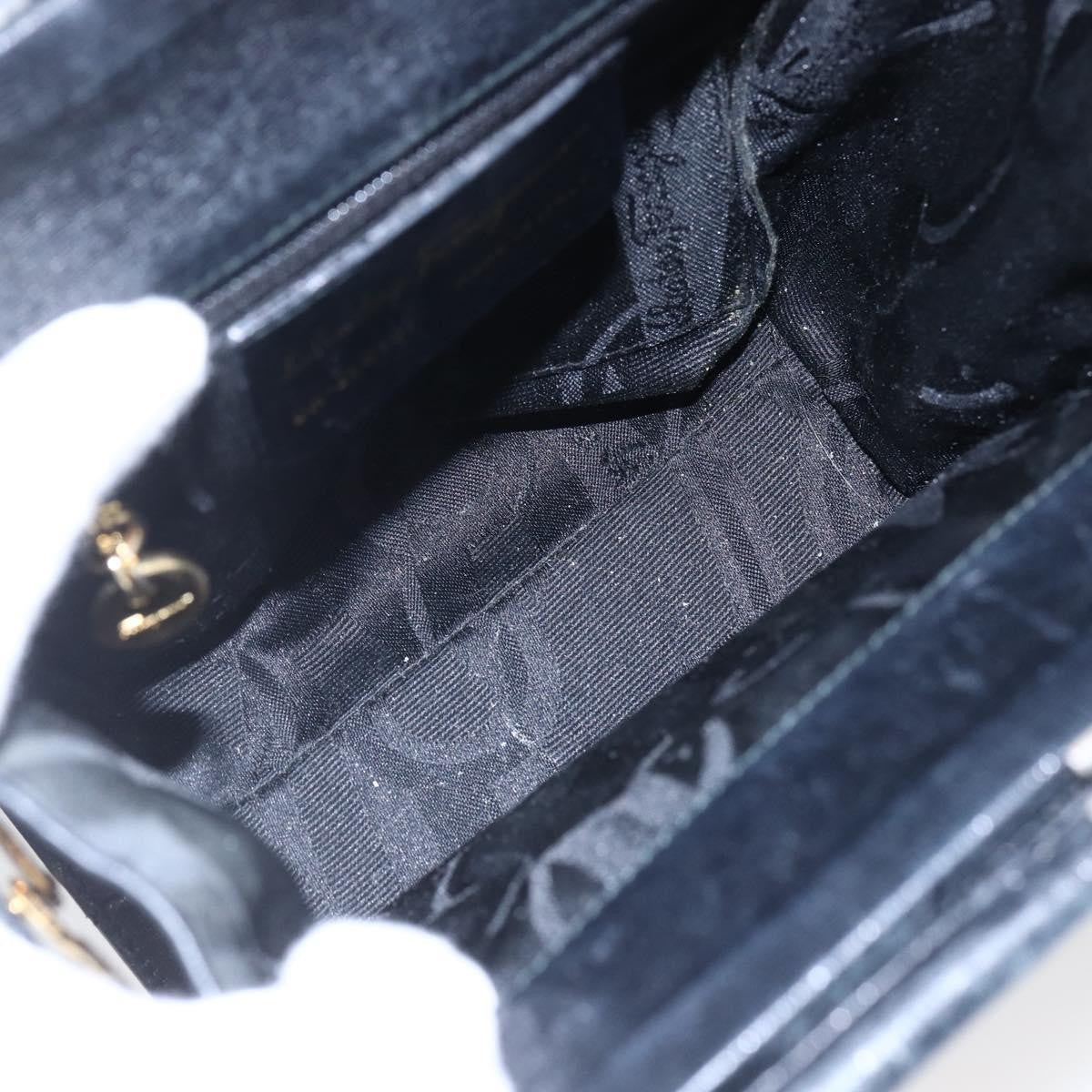 Salvatore Ferragamo Vintage Shoulder Bag Leather, BLACK, LEATHER, Shoulder bag