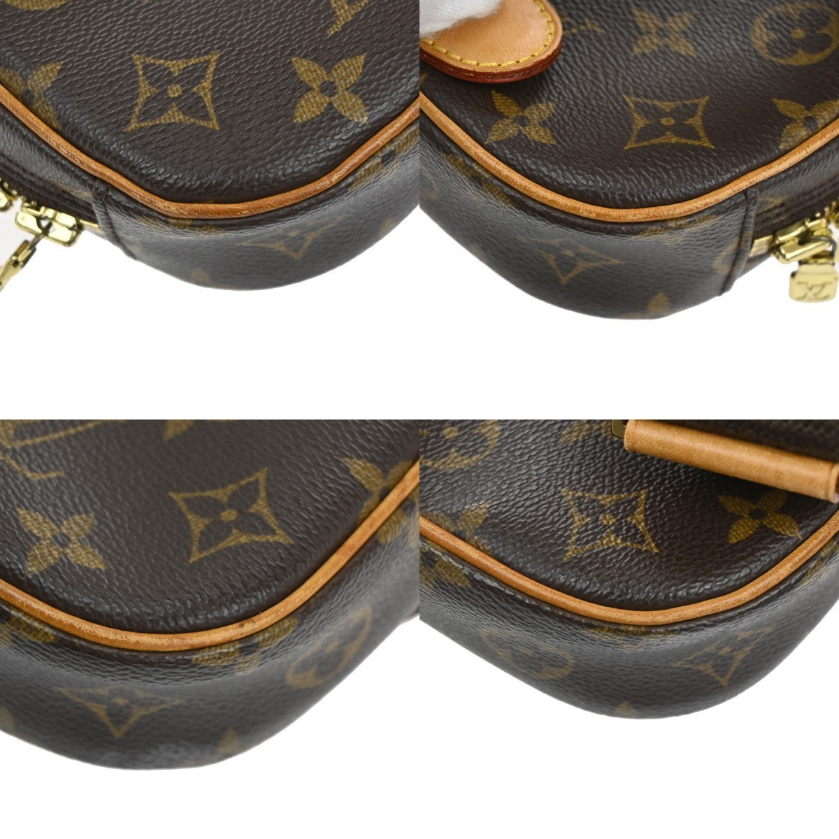 Louis Vuitton Pochette Gange Monogram Canvas, BROWN, CANVAS, Shoulder bag