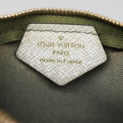 Louis Vuitton Mini pochette accessoire Limited edition Monogram canvas, GREEN, CANVAS, Clutche & pouche