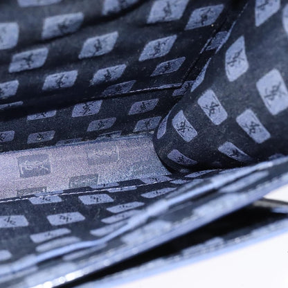 Saint Laurent Vintage Shoulder Bag Leather, BLUE, LEATHER, Shoulder bag