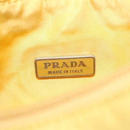 Prada Hobo Tessuto, YELLOW, NYLON, Clutche & pouche