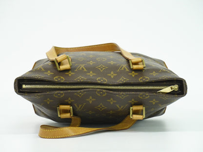 Louis Vuitton Cabas Mezzo Monogram Canvas, BROWN, CANVAS, Tote bag