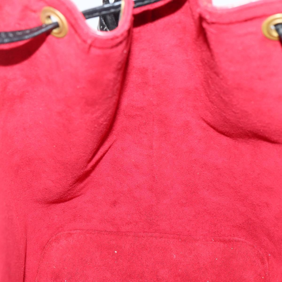 Louis Vuitton Bicolor Petit Noe Handbag Epi Leather, RED, LEATHER, Handbag