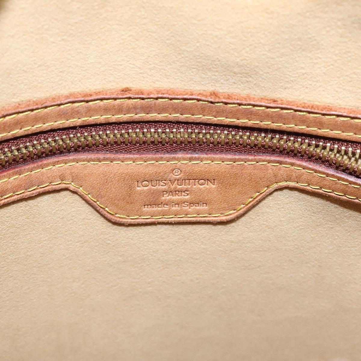 Louis Vuitton Looping Handbag Monogram Canvas, BROWN, CANVAS, Handbag