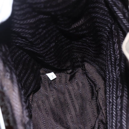 Prada Front Pocket Buckle Backpack Nylon, BEIGE, NYLON, Backpack