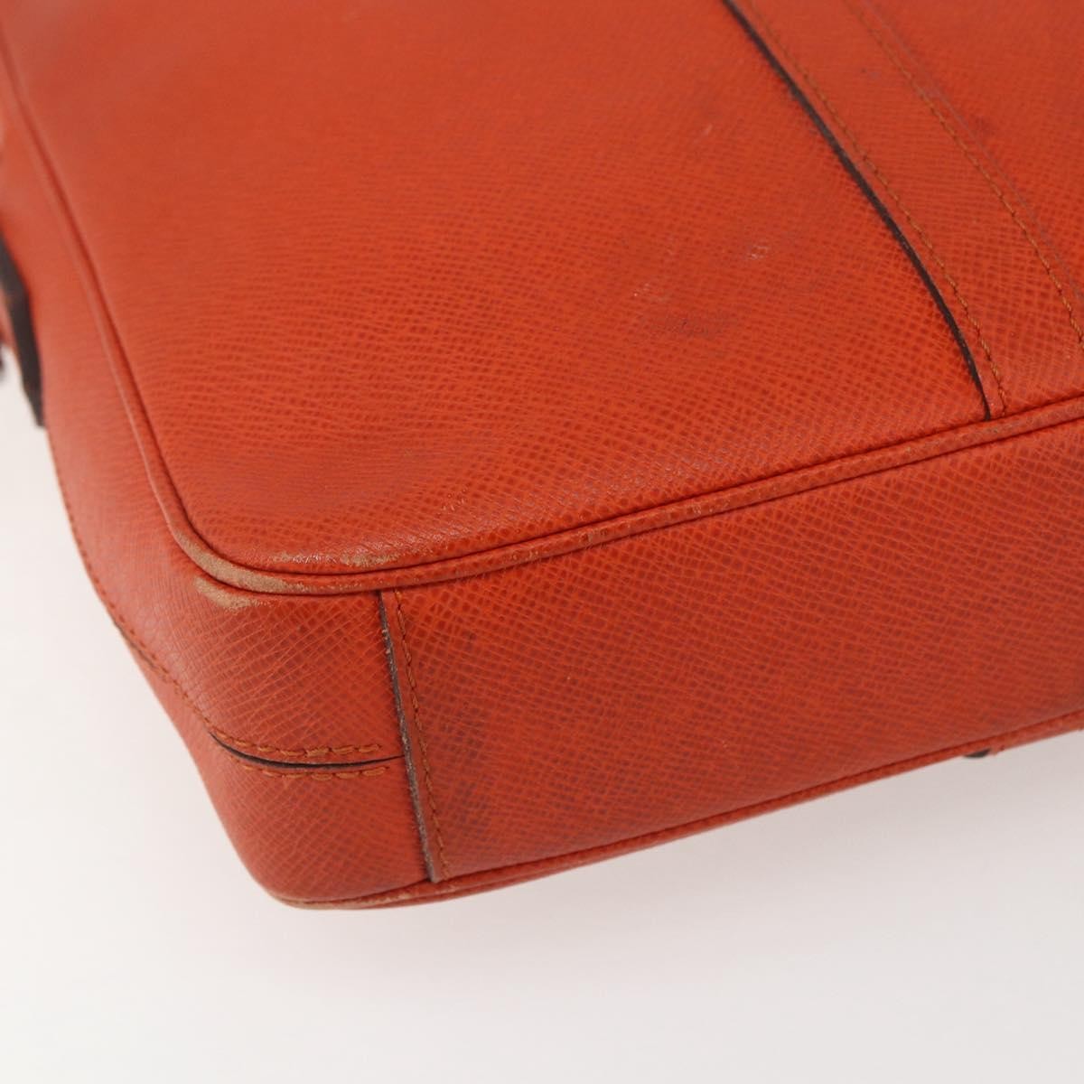 Louis Vuitton Porte-Documents Voyage Briefcase Taiga Leather, ORANGE, LEATHER, Briefcase