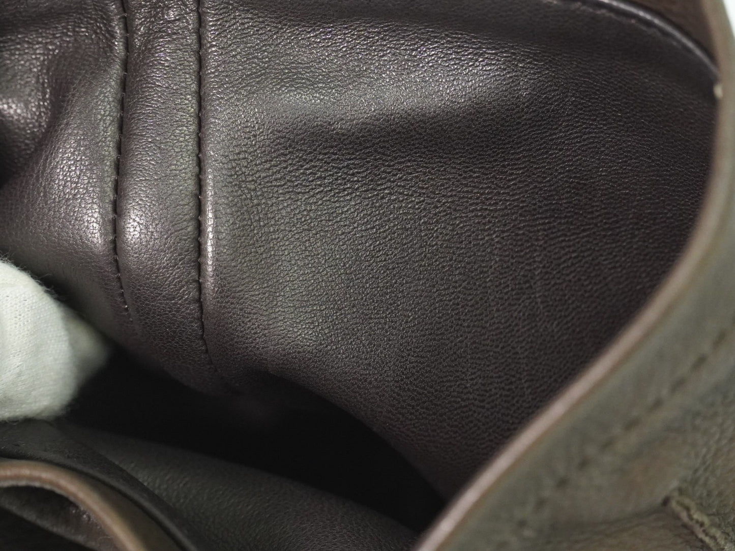 Hermes Toudou Messenger Bag Leather, BROWN, LEATHER, Crossbody bag