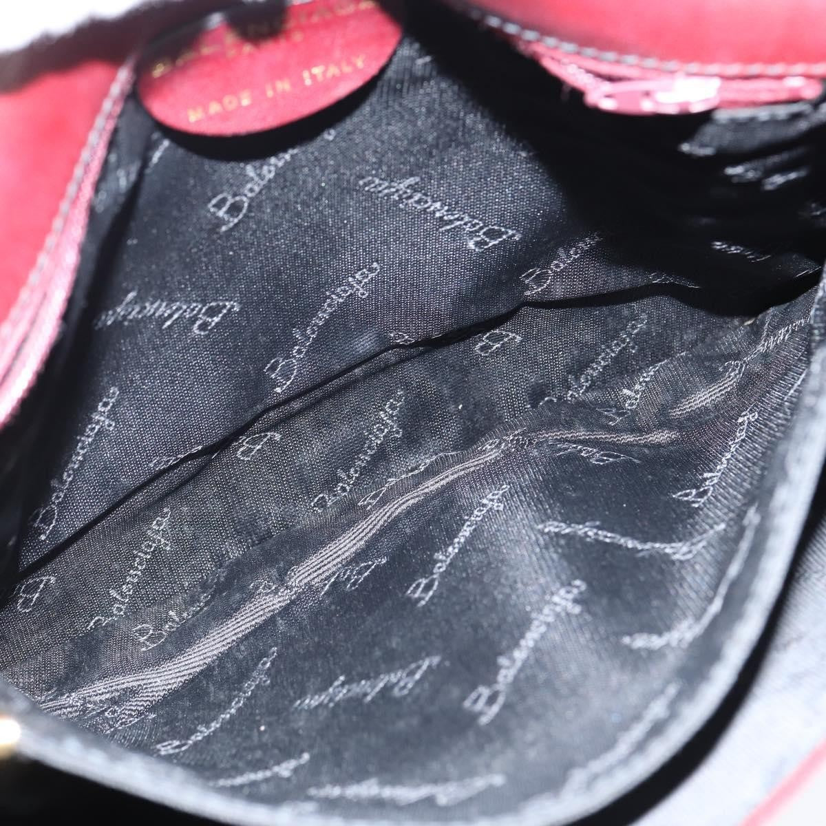 Balenciaga Shoulder Bag Suede, BURGUNDY, SUEDE, Shoulder bag