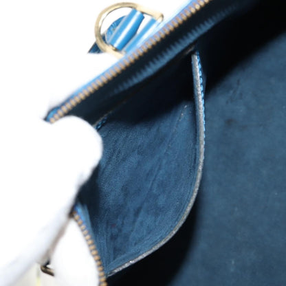 Louis Vuitton Alma Handbag Epi Leather, BLUE, LEATHER, Handbag