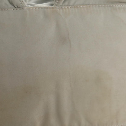 Prada Double Pocket Backpack Chain Shoulder Bag Re-Nylon, GRAY, NYLON, Backpack