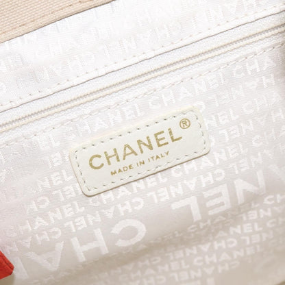 Chanel Chocolate Bar Coco Mark handbag Canvas, BEIGE, CANVAS, Handbag