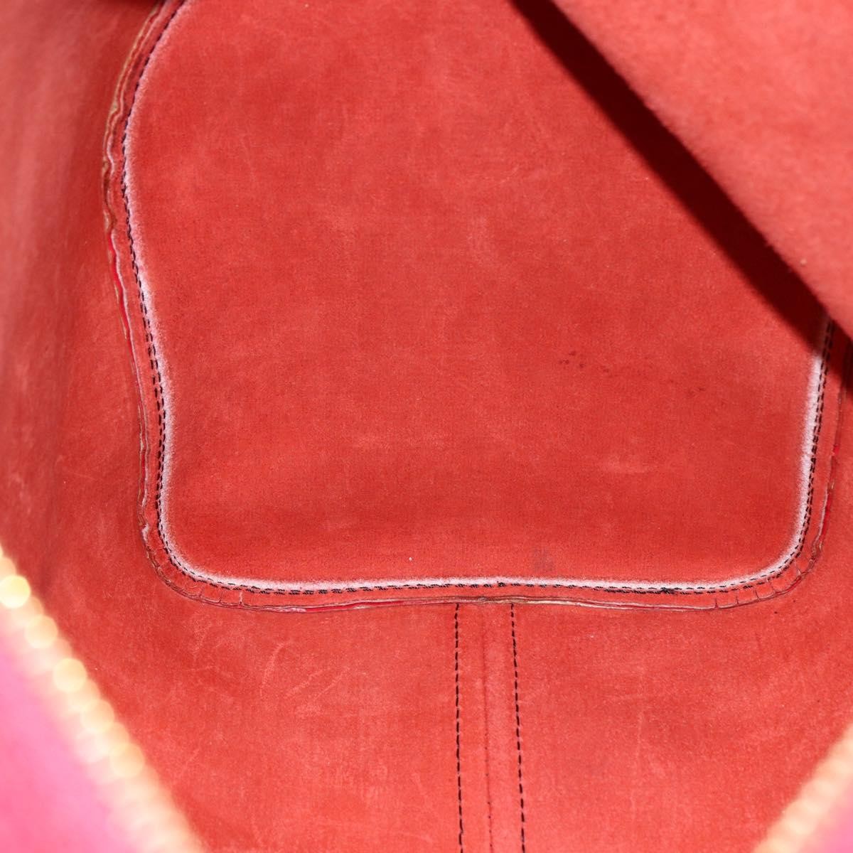 Louis Vuitton Keepall Bag Epi Leather, RED, LEATHER, Travel bag