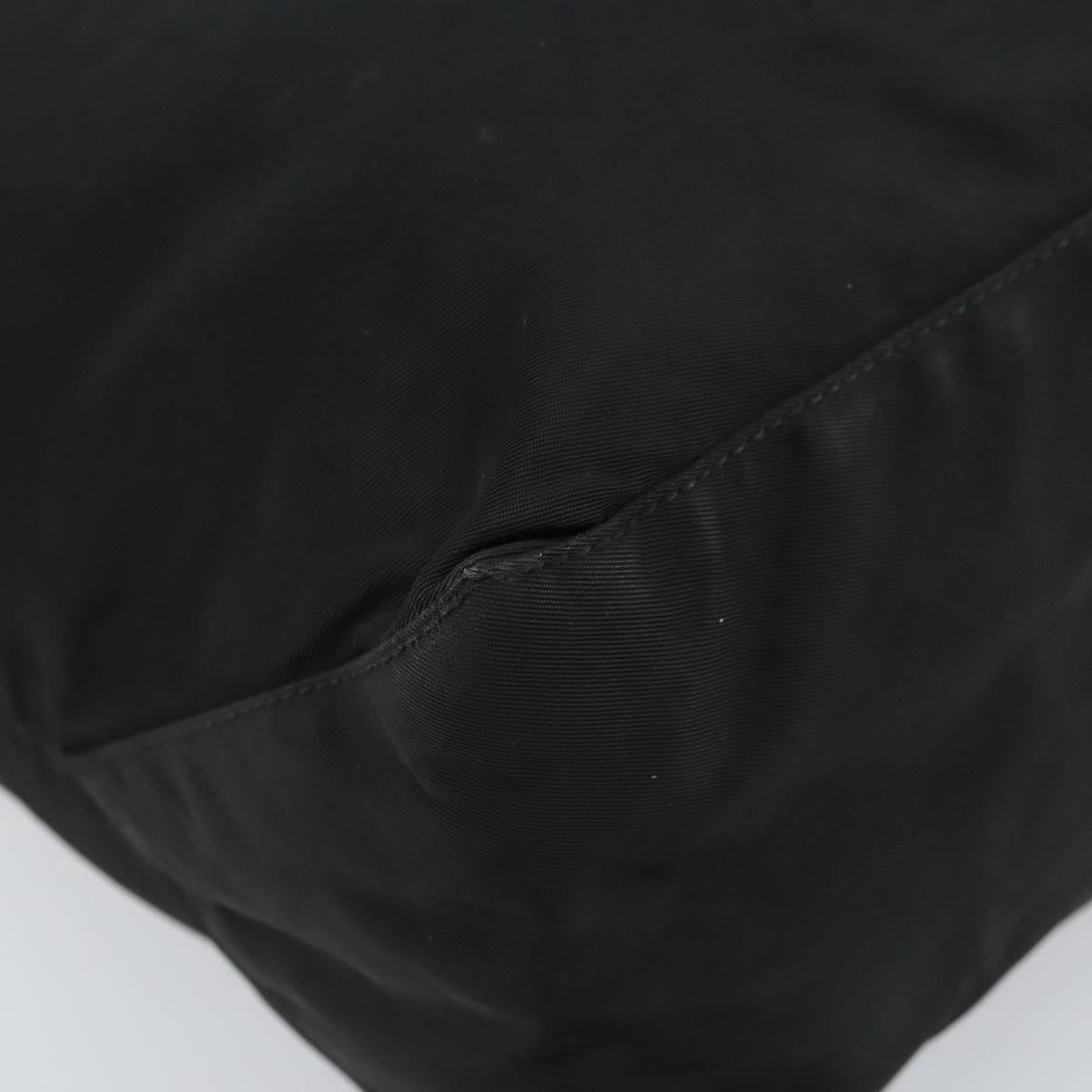Prada Vintage Zip Tote Tessuto, BLACK, NYLON, Tote bag