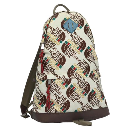Gucci Gucci x The North Face Zip Backpack Printed Nylon, ECRU, NYLON, Backpack