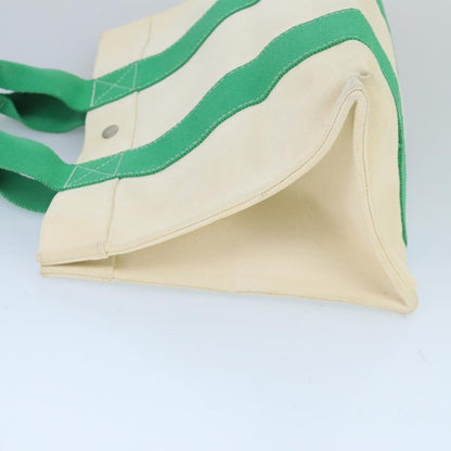 Hermes Bora Bora Tote Toile, GREEN, CANVAS, Tote bag